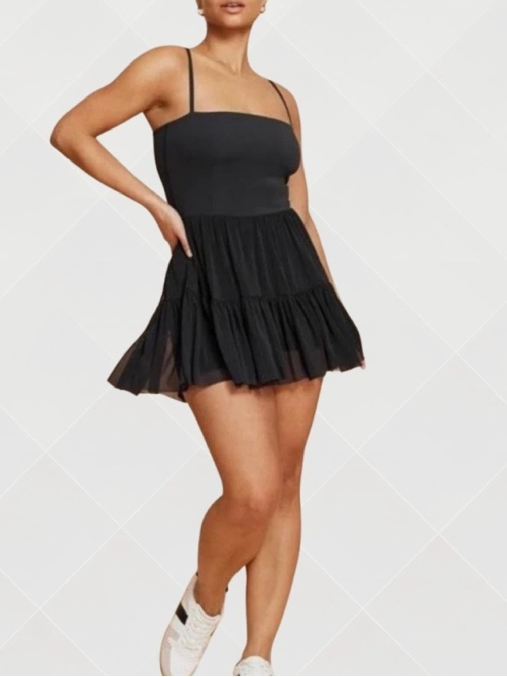Blogilates Ballerina Dress Jet Black Size Medium Athletic Tutu